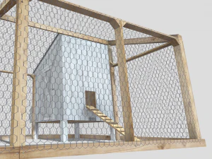 Chicken coop 3D Model