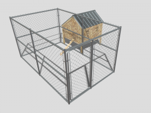 Chicken coop 3D मॉडल