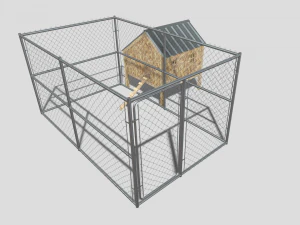 Chicken coop 3D Model