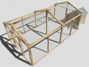 Chicken coop 3D Model