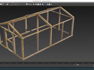 Chicken coop 3D मॉडल