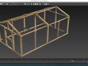 Chicken coop 3D Model