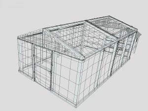 Chicken coop 3D Model