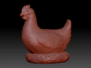 Chickens for 3d printing 3D Model