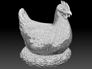 Chickens for 3d printing 3D Model