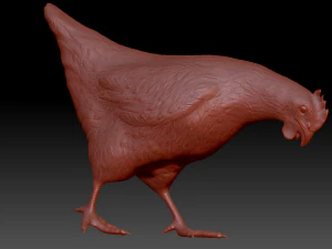 Chickens for 3d printing 3D Model