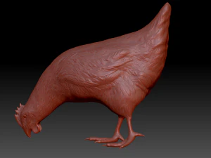 Chickens for 3d printing 3D Model