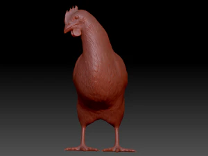 Chickens for 3d printing 3D Model