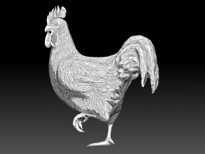 Chickens for 3d printing 3D Model