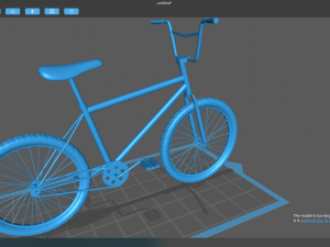 Two low poly bikes 3D Model