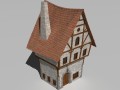 cartoon house Modelo 3D