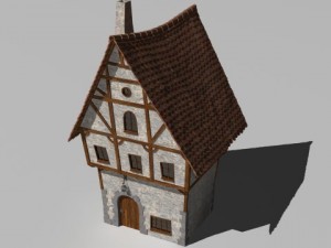 cartoon house Modelo 3D