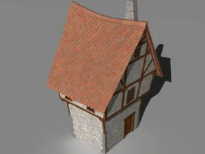 Cartoon house 3D Model