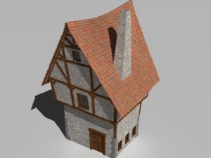 cartoon house Modelo 3D