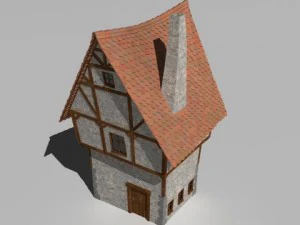 Cartoon house 3D Model