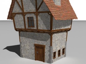 cartoon house Modelo 3D