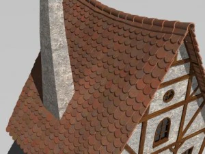 Cartoon house 3D Model