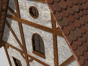cartoon house Modelo 3D