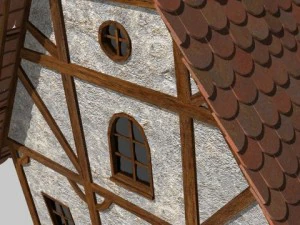 Cartoon house 3D Model