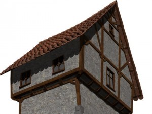 cartoon house Modelo 3D