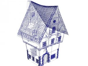 Cartoon house 3D Model