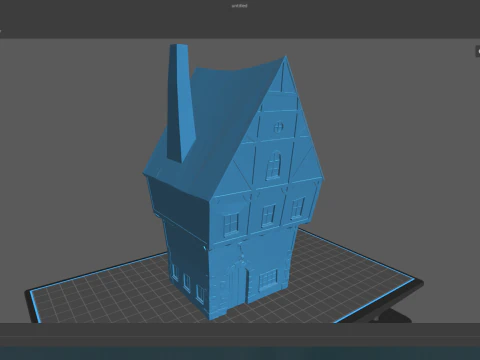 Cartoon house 3D Model