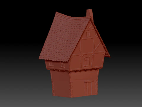Cartoon house 3D Model