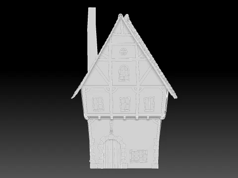 Cartoon house 3D Model