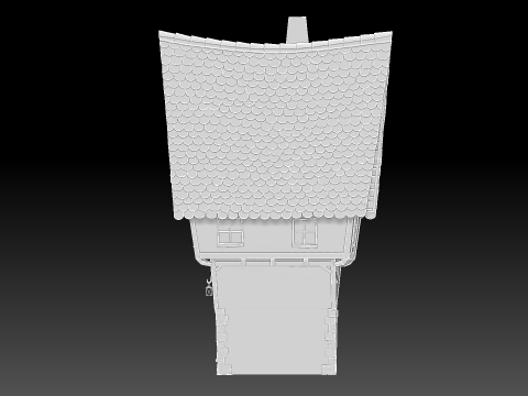 Cartoon house 3D Model