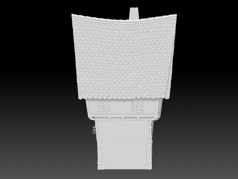 Cartoon house 3D Model