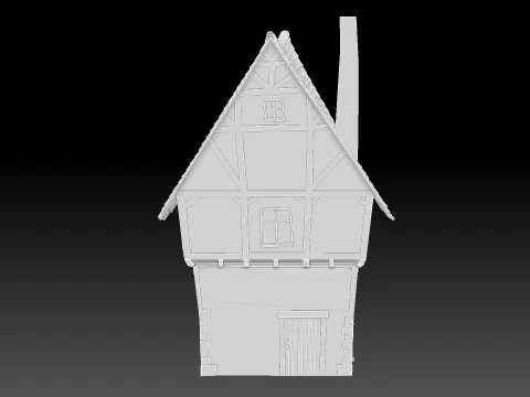 Cartoon house 3D Model