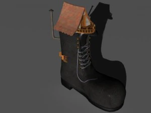 shoe house 3D Model
