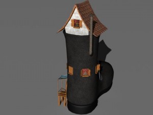shoe house Modelo 3D