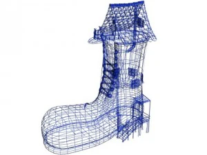 shoe house 3D Model