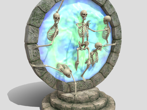 Death portal Model 3D