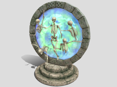 Death portal Modelo 3D