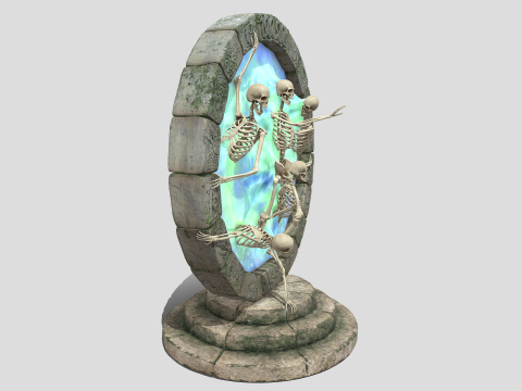 Death portal Modelo 3D