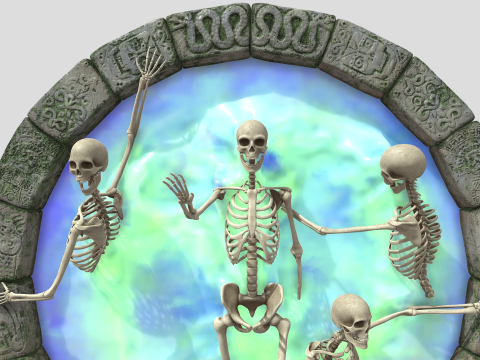 Death portal Modelo 3D