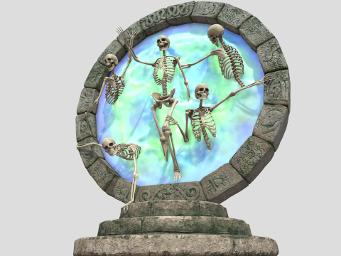 Death portal Modelo 3D