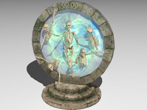 Death portal Modelo 3D