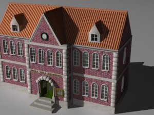 school Modelo 3D
