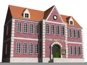 school 3D-Modell