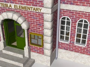 school 3D-Modell