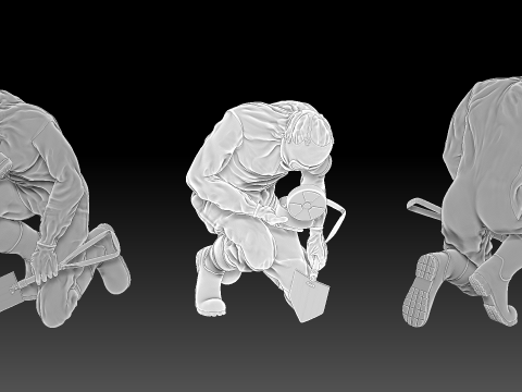 Hazmat soldiers 3D Print Model