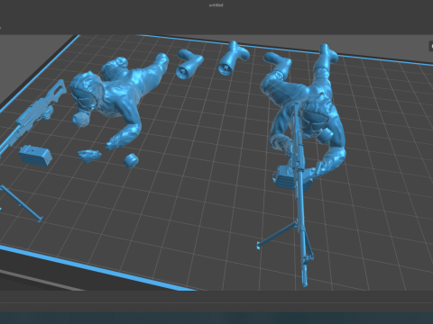 Hazmat soldiers 3D Print Model