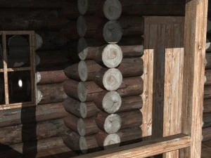 log cabin 3D Model