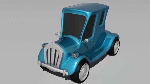 cartoon car 3D 모델 .c4d .max .obj .3ds .fbx .stl .blend