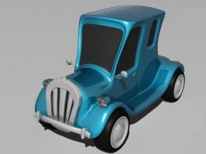 carro de desenho animado Modelo 3D