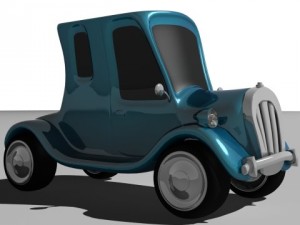 cartoon car 3D 모델