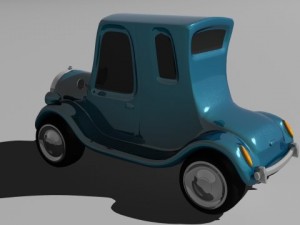 cartoon car 3D 모델